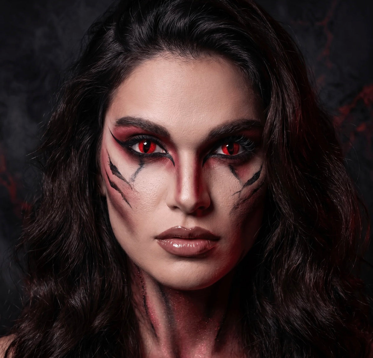 WickedEyez Contacts Red Cat