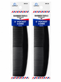 Barber Tool’s Pro 5” Pocket Comb 2 Pack
