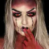 WickedEyez Contacts Red Vampire