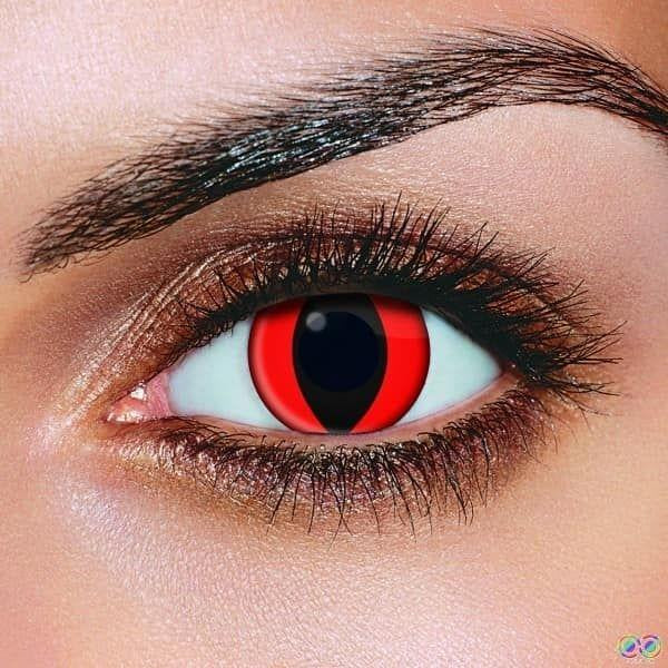 WickedEyez Contacts Red Cat