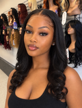 Human Hair Lace Front Wig 18”