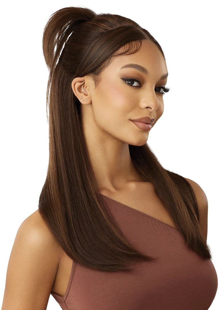 Outre Wig HHB-NATURAL YAKI 22" 100% Human Hair Blend