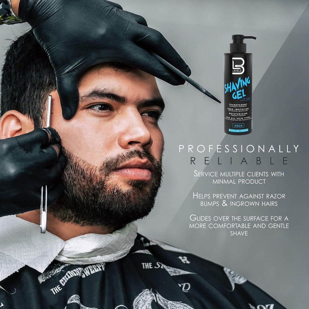 L3 Shaving Gel - Straight Razor Shave Gel 16.9 oz