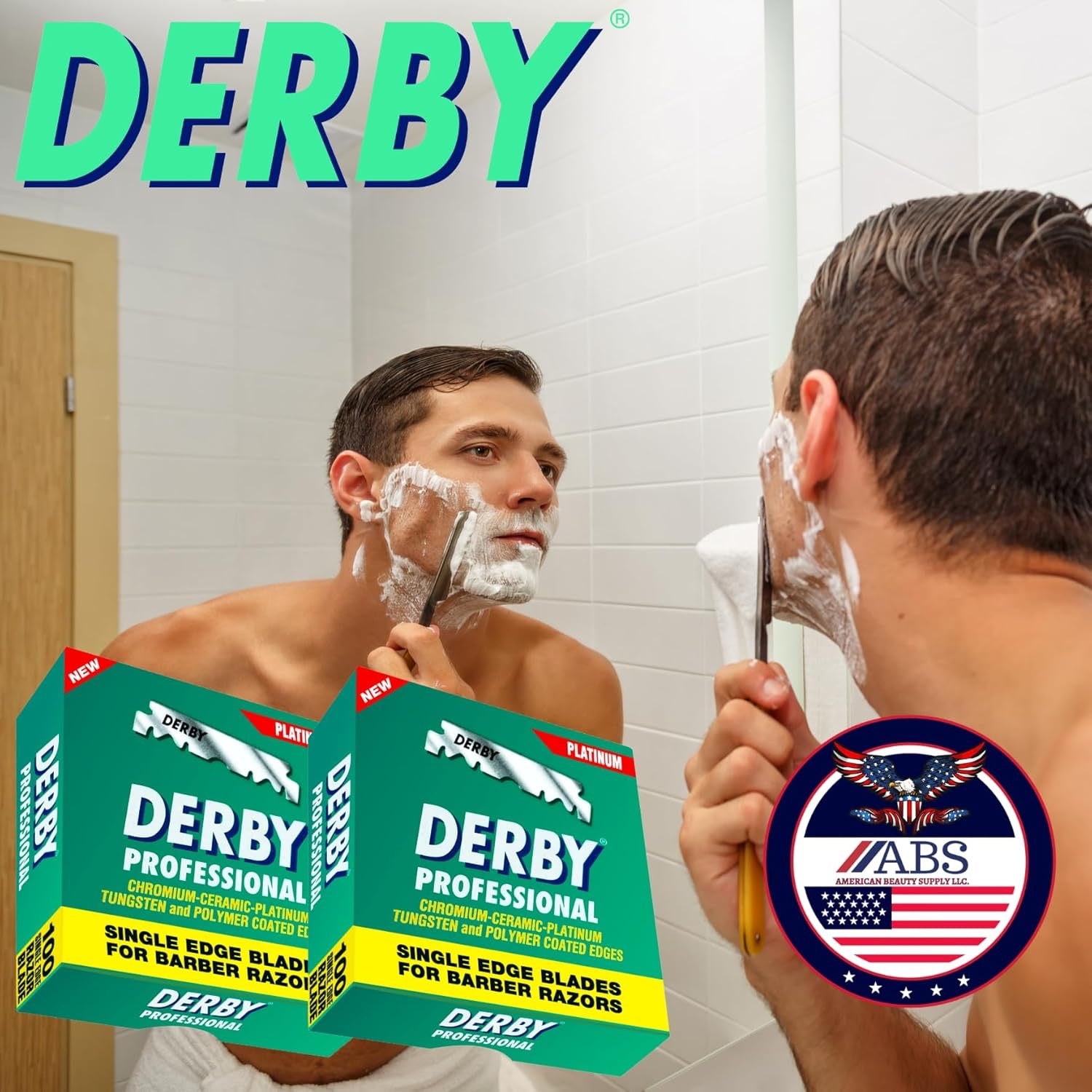 Derby Professional Single Edge Razor Blades - 100/pk
