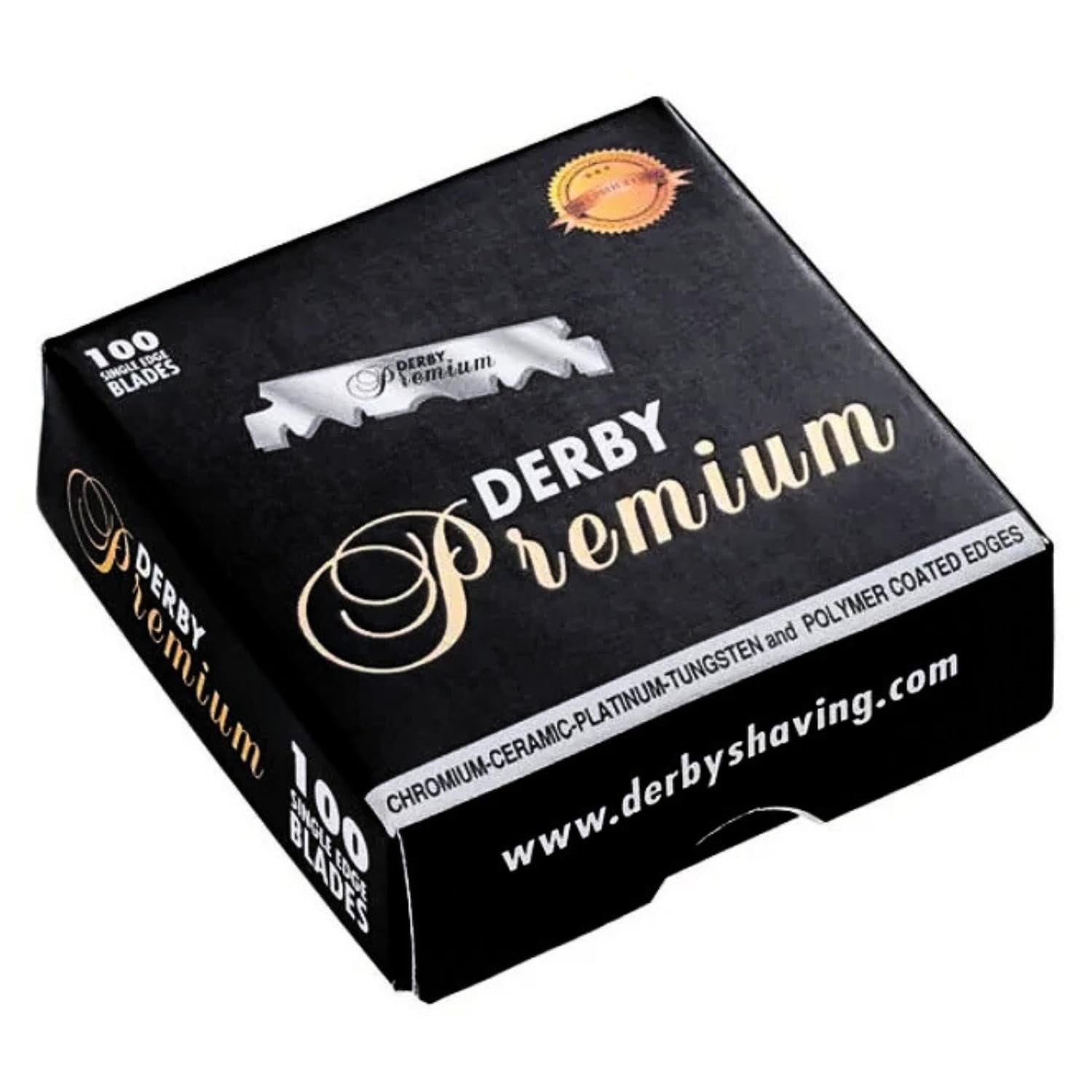 Derby Premium Single Edge Razor Blades 100/pk