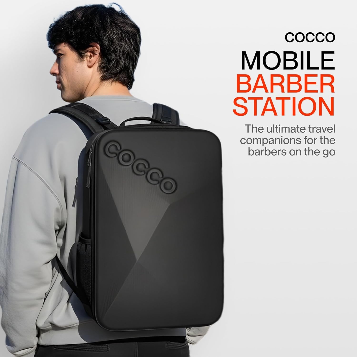 Cocco Barber Backpack & Mobile Station – Hard Shell Barber Bag