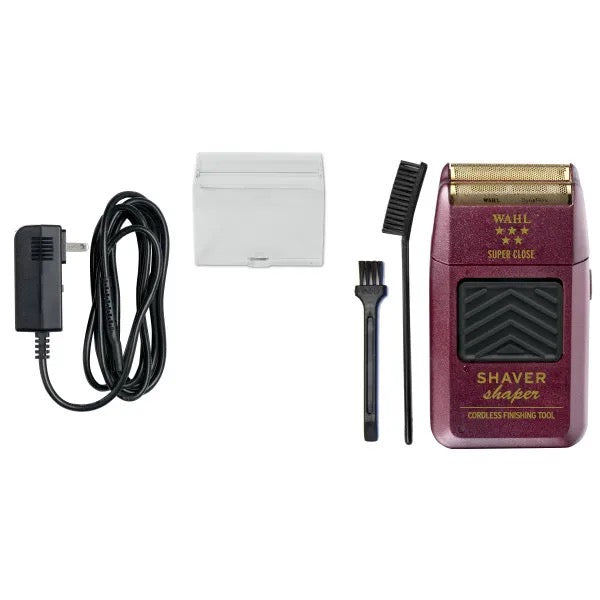 WAHL 5-Star Cord/Cordless Shaver/Shaper - Red