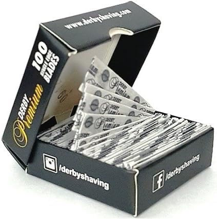 Derby Premium Single Edge Razor Blades 100/pk