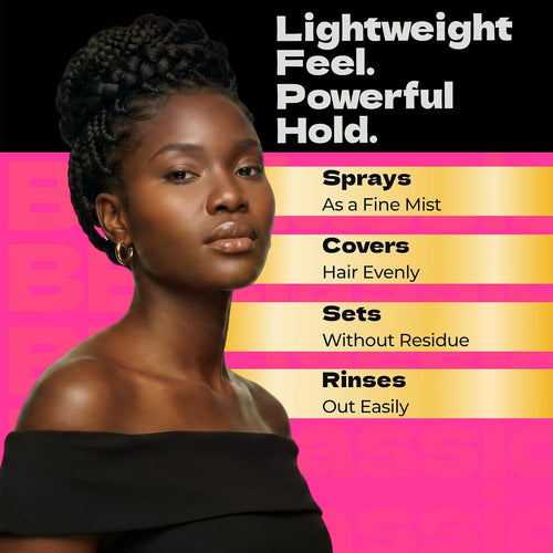 Bronner Bros Pump It Up Gold Styling Spritz- 8oz