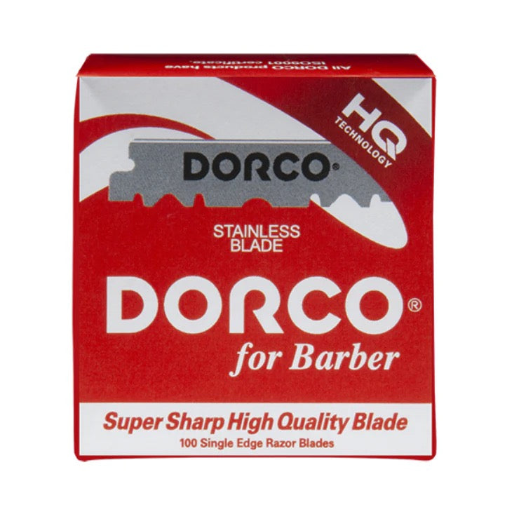 DORCO SINGLE EDGE RAZOR BLADES 100/pk