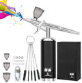 New CORDLESS AIRBRUSH & COMPRESSOR With New Finger Trigger Design