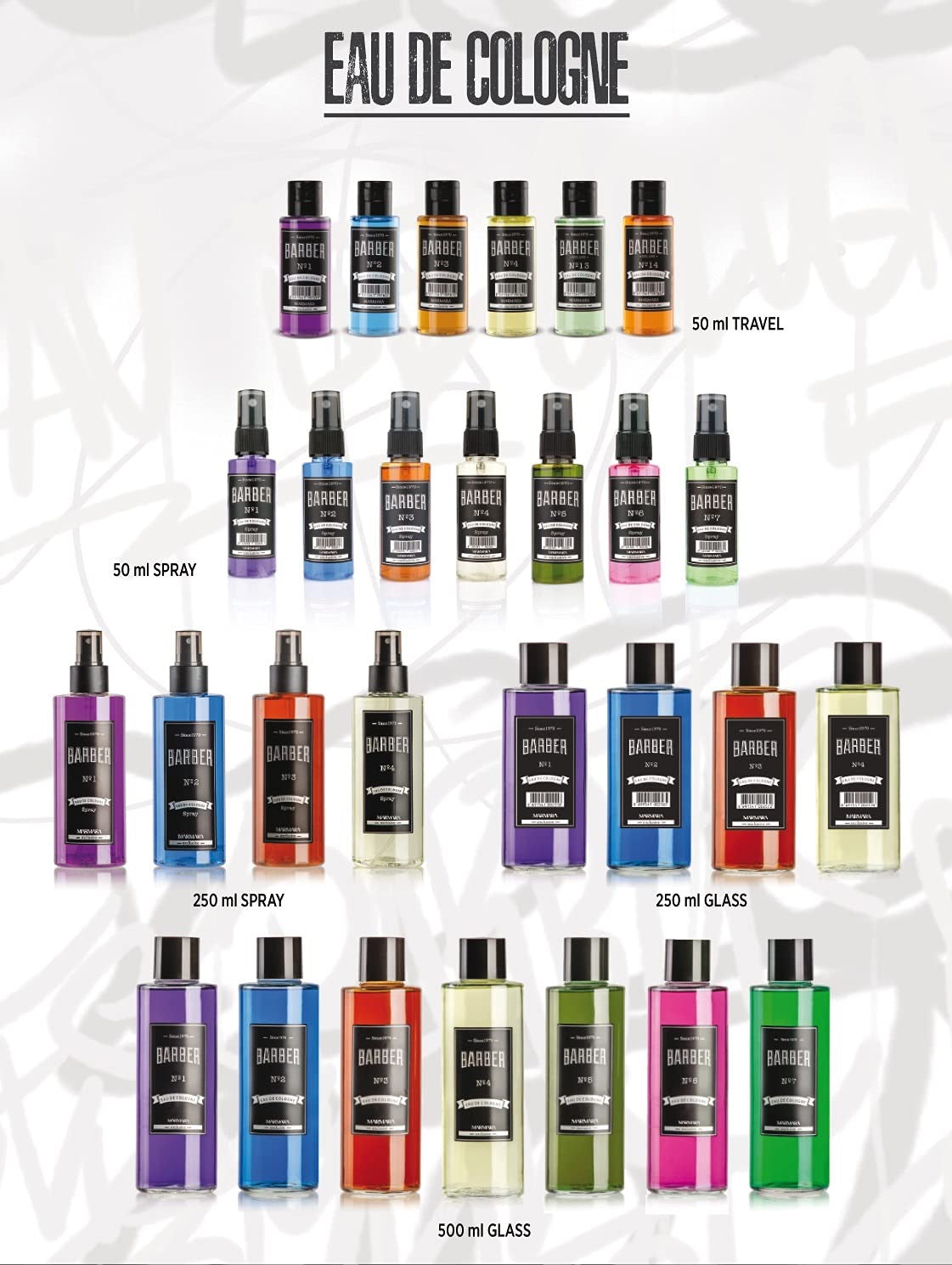 Marmara Barber Cologne - Best Choice Traditional (No 6) 500ml