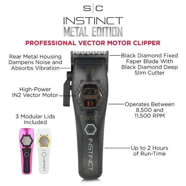 STYLECRAFT INSTINCT METAL PRO CLIPPER WITH IN2 VECTOR MOTOR