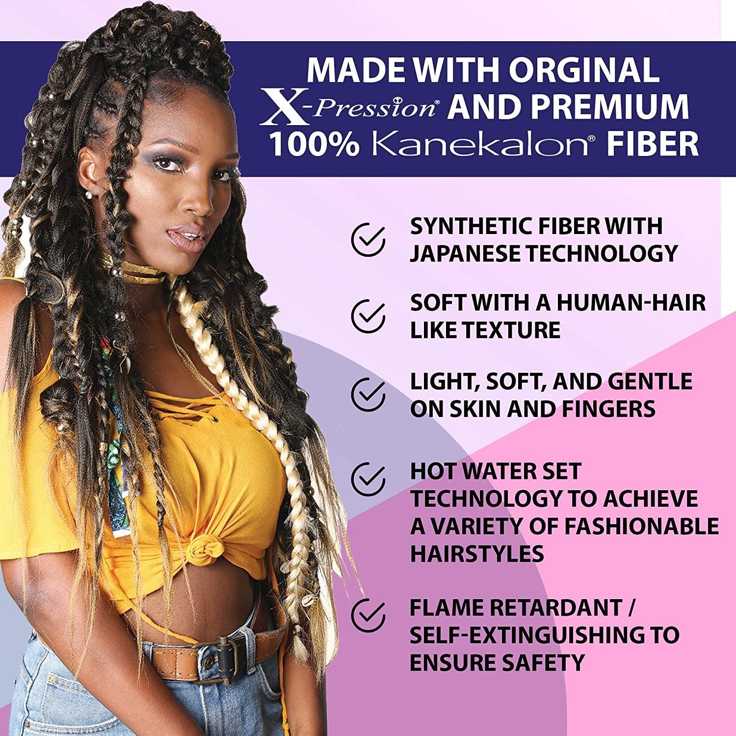 Braiding Hair, Pre-Stretch 48'' – EBS