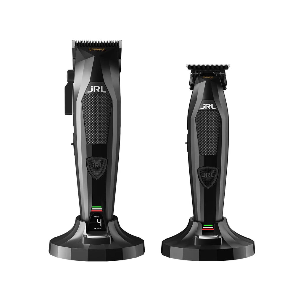 JRL Diamante Collection: Clipper + Trimmer Set - BLACK