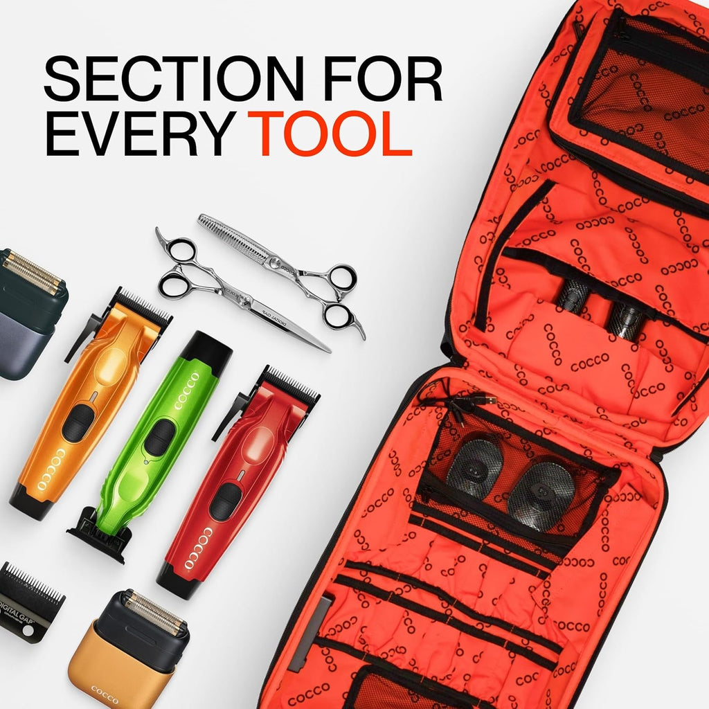 Cocco Barber Backpack & Mobile Station – Hard Shell Barber Bag