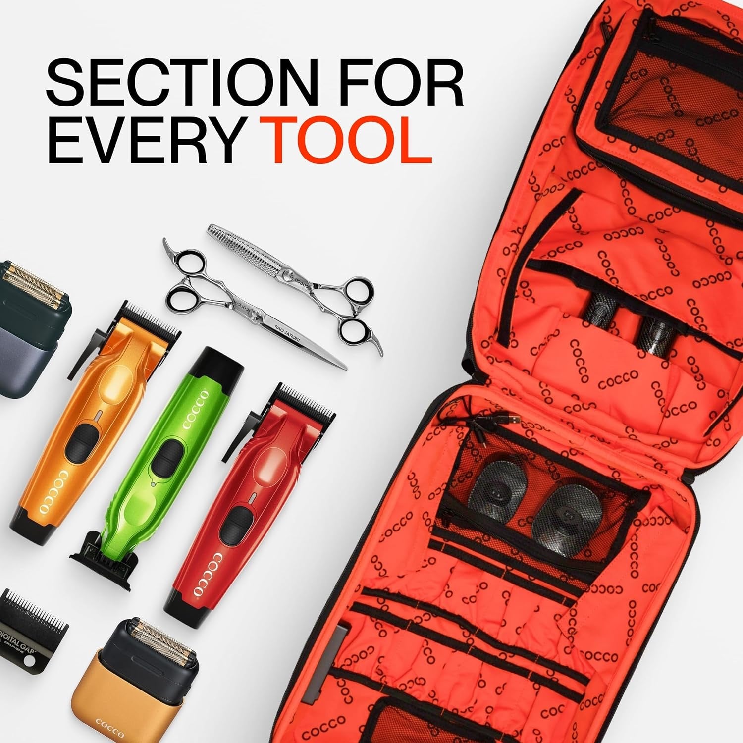 Cocco Barber Backpack & Mobile Station – Hard Shell Barber Bag