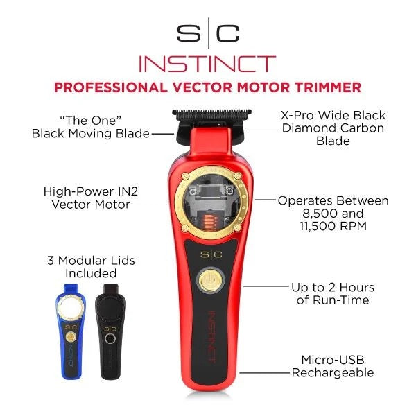 STYLECRAFT  INSTINCT PROFESSIONAL HAIR TRIMMER ( IN2 VECTOR MOTOR)