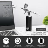 New CORDLESS AIRBRUSH & COMPRESSOR With New Finger Trigger Design