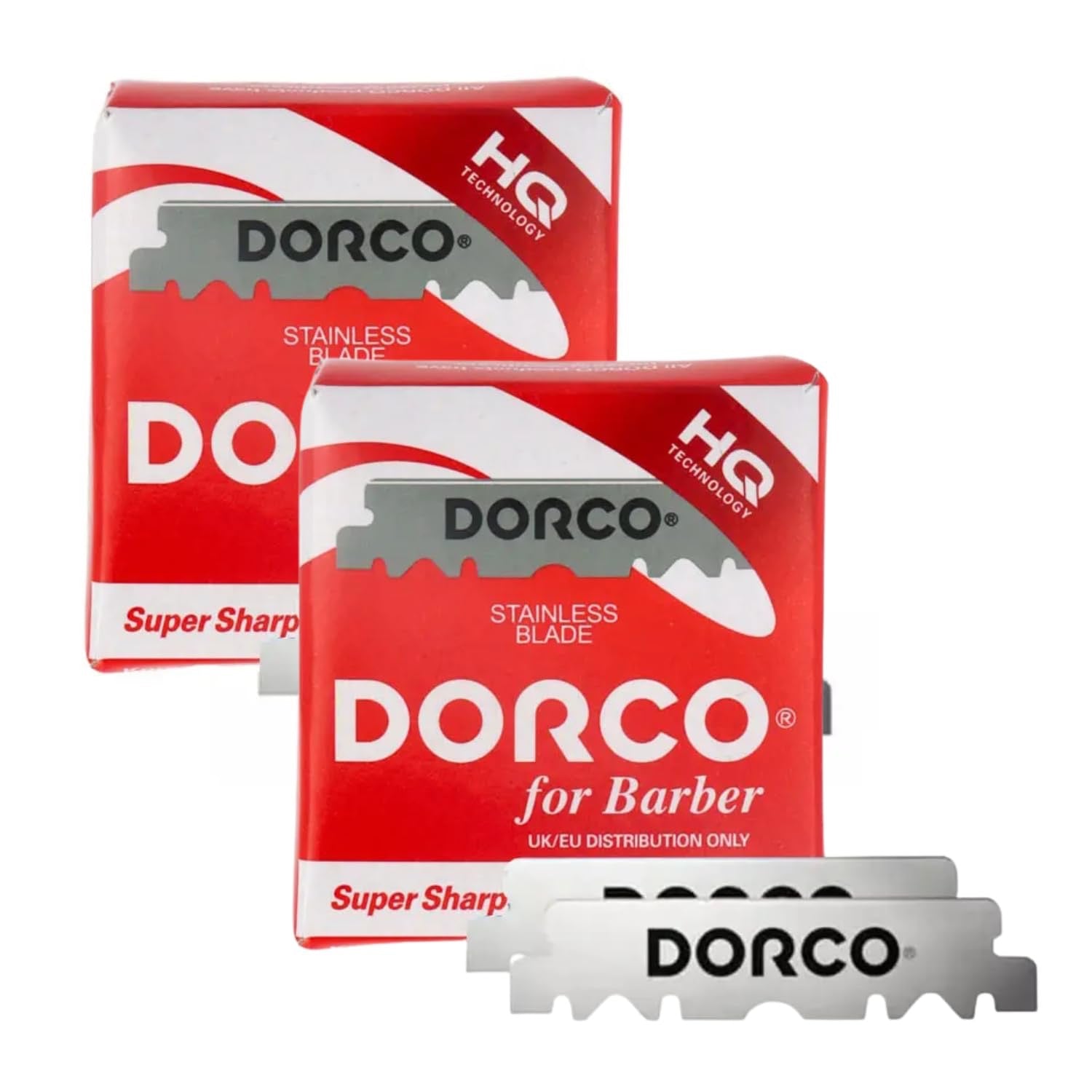 DORCO SINGLE EDGE RAZOR BLADES 100/pk