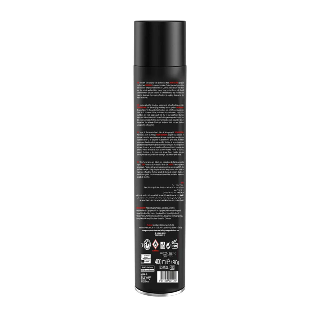 Gummy Keratin Hair Spray Ultra Strong